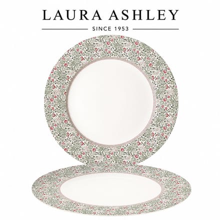 Laura Ashley Wild Clematis Collectables 2 Borden - Plat - Ø 23cm