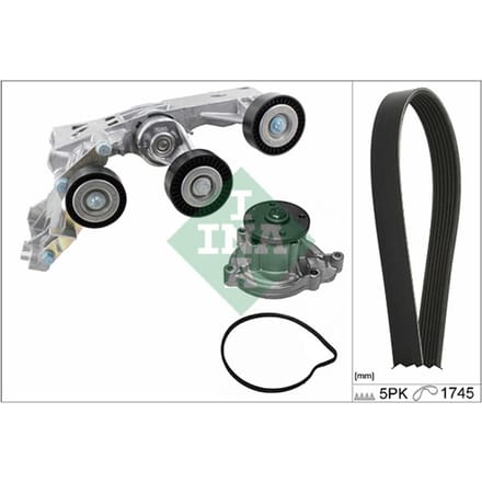 Schaeffler Ina Waterpomp + V-riemset INA 529 0148 30