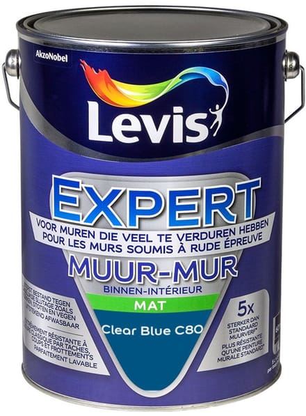 Levis - Expert Muur Binnen Mix - Clear Blue C80 - Mengverf - 5 L