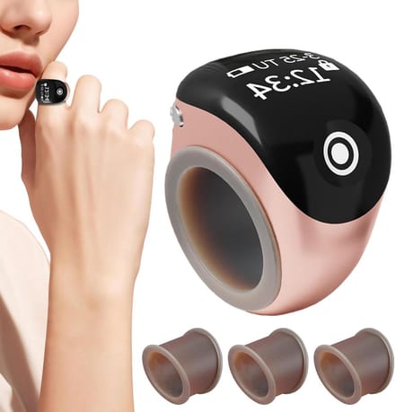 Vinger Teller - Digitale Klikker - Activiteiten Tellen - Real-time Apparaat - Verstelbaar - Rosé Goud