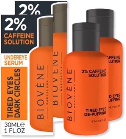 Biovene undereye serum tired eyes de-puffing 2 pak