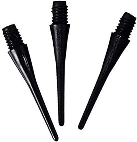 100 Stuks Nylon Dartpijlpunt Vervanging Soft Tip Zwart