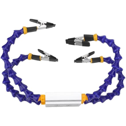 Soldeer Hulparmen ABS Flexibele Arm Aluminiumlegering Basis Derde Hand Soldeergereedschap met