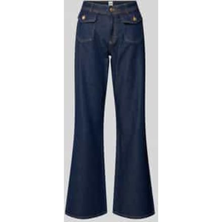 Flared jeans met klepzakken, model 'MAINE'