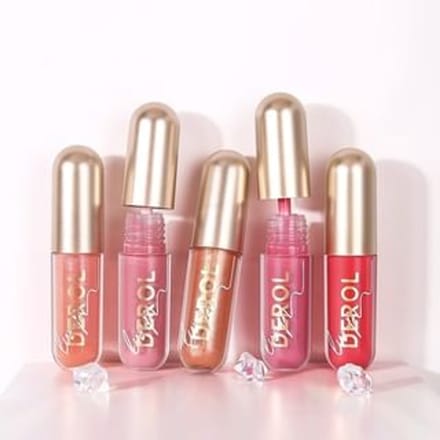 DEROL - Fairyland Lake Glass Lip Gloss - 5 Colors #04 Liqueur - 4.5ml
