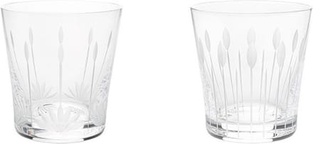 Lalique Lotus Fleurs-Bourgeons set van 2 glazen