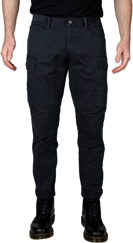 Yazubi Heren Cargobroek Jayden – Katoen Stretch – Donkerblauw – 7 zakken