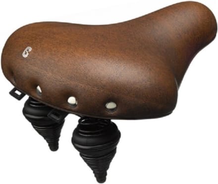 Selle Comfort Drifter Fietszadel - Retro XL - Bruin Zadel