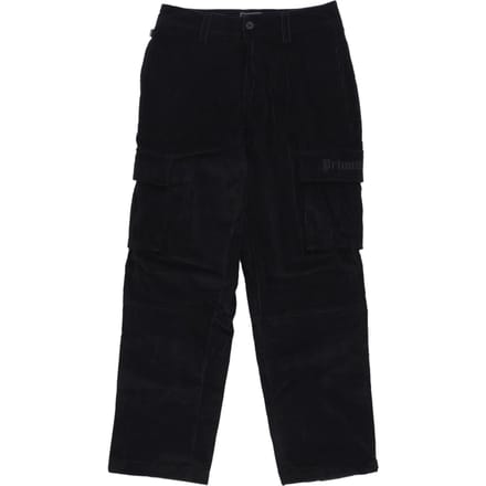 Genesis Corduroy Cargo Pant Zwarte lange herenbroek