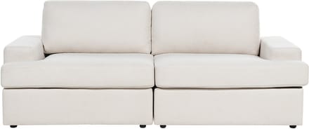 ALLA - Driezitsbank - Lichtbeige - Polyester