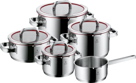 WMF Function 4 kookpannenset 5-delig rvs -rood copy