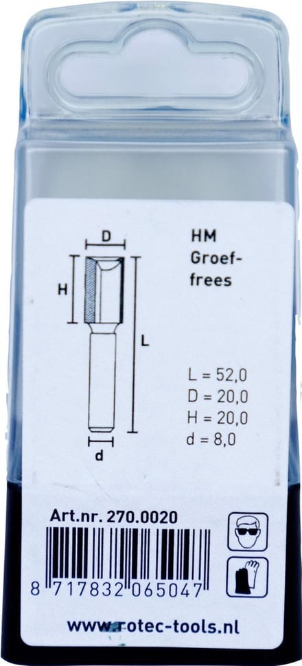 Rotec HM Groeffrees S=8,0 D=20,0