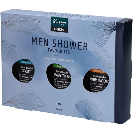 Kneipp Men - Geschenkset Shower Favourites - Inhoud 3 x 75 ml