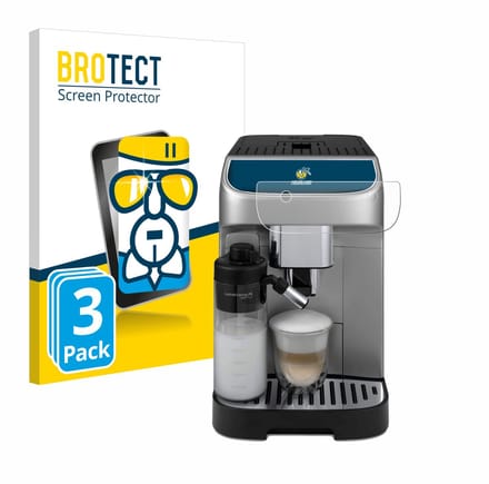 Screenprotector 3 Stuks voor DeLonghi Magnifica Plus Beschermglas transparant