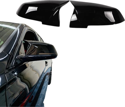 Spiegelkappen compatibel met BMW 1, 2, 3 en 4 Serie Mirror Caps Glans Zwart