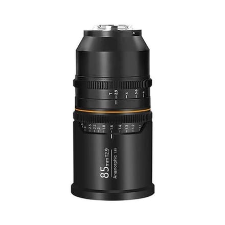 Great Joy 85mm T2.9 1.8x anamorf objectief  MFT-montage  Amber lensvervaging