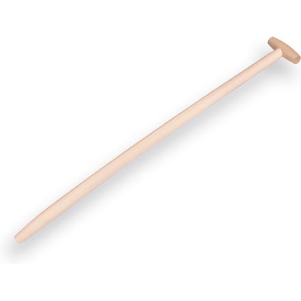 Schopsteel  Import  essen  gebogen, ongewaxt 100cm