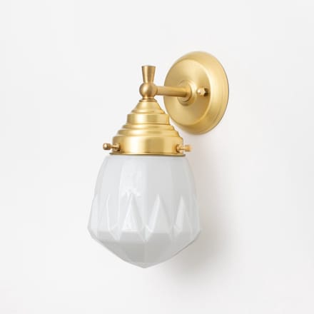Wandlamp Rocket Royal Messing - Art Deco Trade