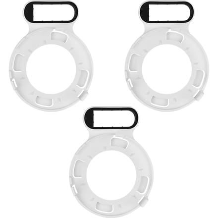 Muurbevestiging voor TP-Link Deco M5 Whole Home Mesh WiFi-systeem Stevige beugelhouder Ruimtebesparend 3Pcs-US wit