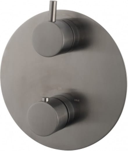 Sanifun afbouwplaat Sefa Gunmetal