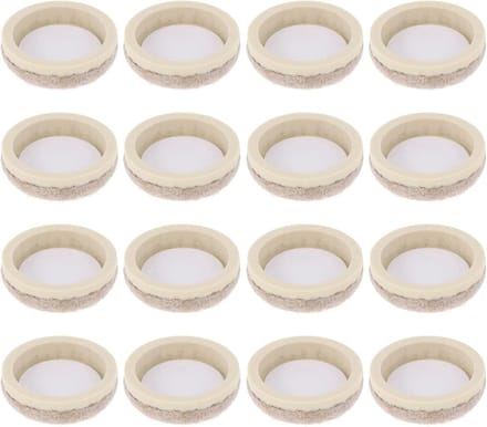 Stoelpootbeschermers - Viltjes - Vloeren Beschermen - Antislip - 3 Sets - Beige