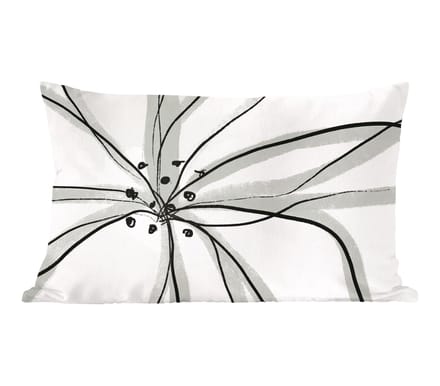 Sierkussens - Kussentjes Woonkamer - 60x40 cm - Bloemen - Abstract - Design