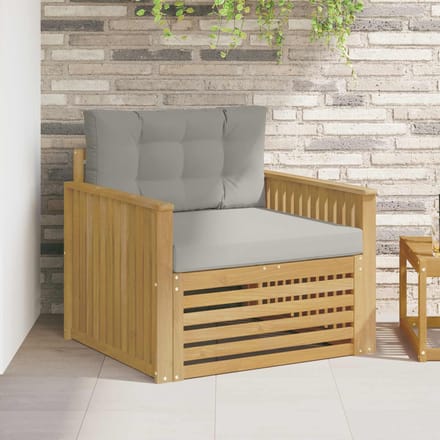vidaXL - Buitensofa - Polyester - Wit