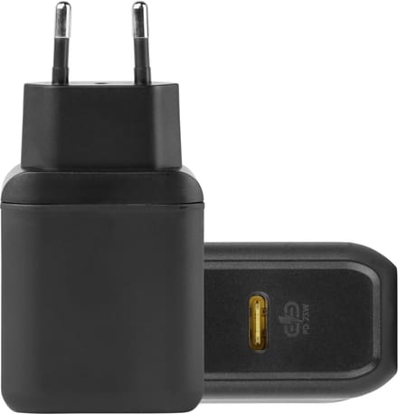 2x usb C Adapter 25w PPS Fast Charging - Usb C Stekker - Oplader usb C - Super Fast Charger - Zwart