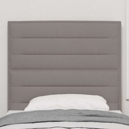 vidaXL - Hoofdbord - Taupe - Stof
