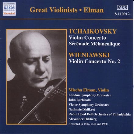 Mischa Elman - Violin Concertos (CD) (Remastered)