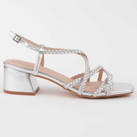 Sandalia De Tacón Para Mujer. Montevita Trea2 102937 37 zilver