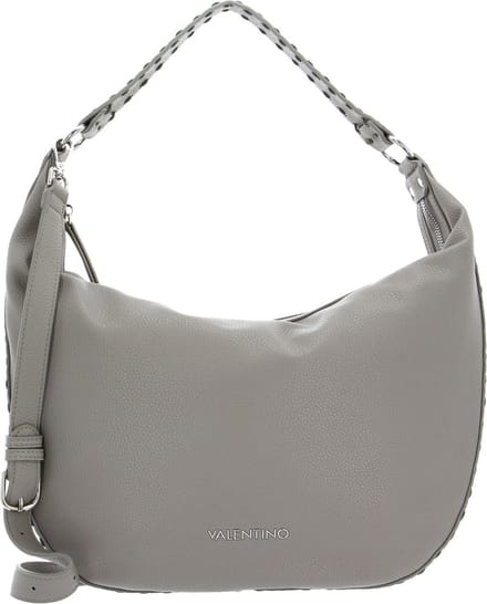 VALENTINO schoudertas Malibu RE Hobo Bag Perla Lichtgrijs