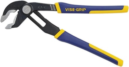 Waterpomptang met Groeven - 6" Blauw/Geel