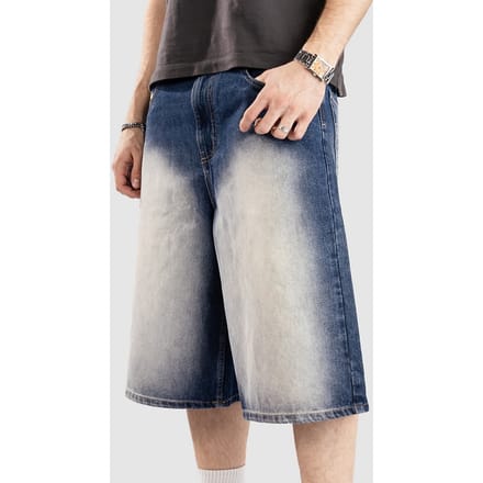 Empyre Ultra Loose Denim Korte Broek blauw