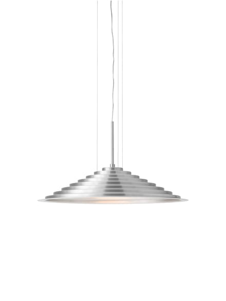 Audo Copenhagen Audo LED hanglamp Chancery, Ø 75 cm, aluminiumkleurig