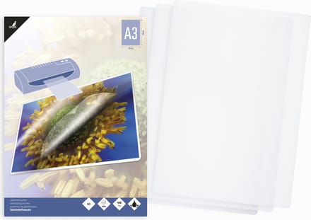 Kangaro lamineerhoezen - A3 - 100 micron - glanzend - 100 stuks