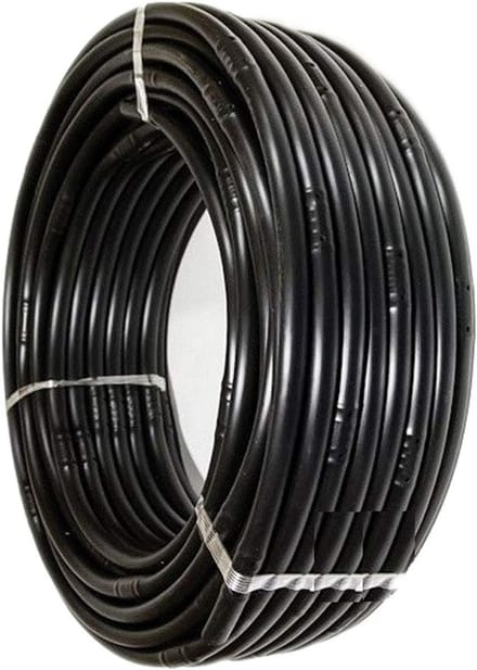 Druppelslang - Irriatiebuis - Tuin Bewateren - Geïntegreerde Druppelaars - 100 meter - Zwart