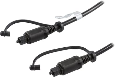 Deltaco TOTO-3, Toslink-Toslink zwart audio kabel, 3m