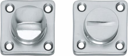 Intersteel Rozet toilet-/badkamersluiting vierkant chroom mat