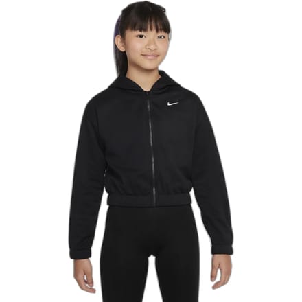 Sweatshirt Meisjesrits Nike Therma-Fit SE+ met capuchon.