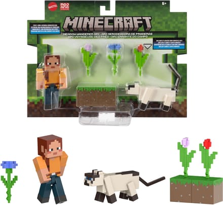 Minecraft Meadow Wanderer Ari Figures