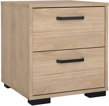 Sofia nachtkastje 2 lades eikdecor.