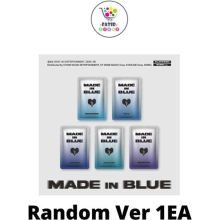 MADEIN S - MADE in BLUE QR Album Random ver. 1EA white