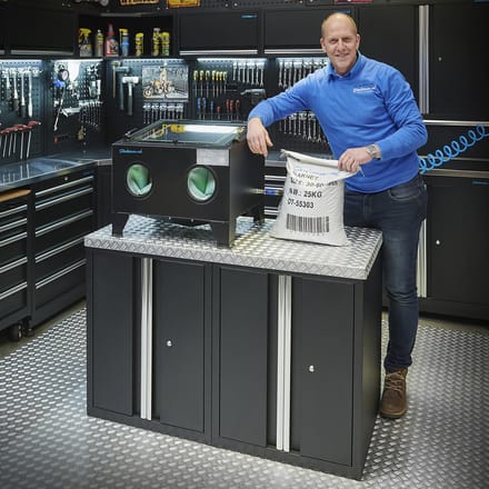 Datona® Combivoordeel: straalcabine 90 liter + speedblast