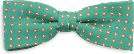 We Love Ties - Strikken - Strik Fancy Frank - zeegroen / oranje / wit