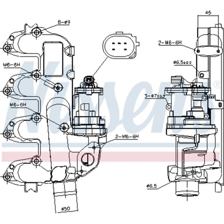EGR-klep NISSENS 98234