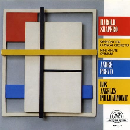 André Previn, Los Angeles Philharmonic Orchestra - Shapero: Symphony For Classical Orchestra | Nine-Minute Overture (CD)
