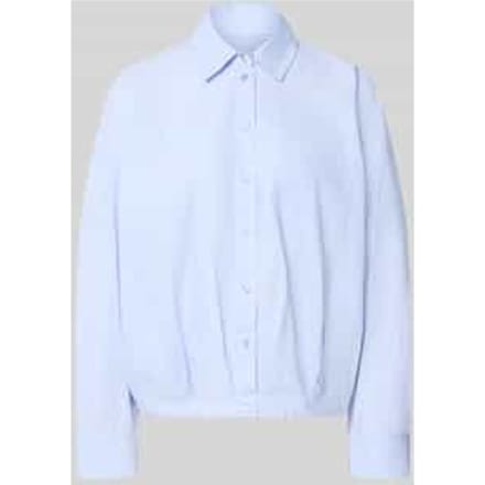 Regular fit overhemdblouse van puur katoen