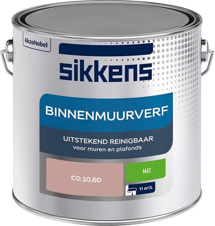 Sikkens - Binnenmuurverf Mat - C0.10.60 - Mengverf - 2,5 L