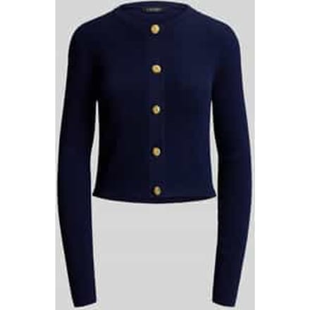 slim fit gebreid jack met knoopdetails